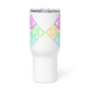 NPDS Diamond Logo Travel mug with a handle