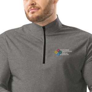 Nothing Personal with David Samson Quarter zip pullover