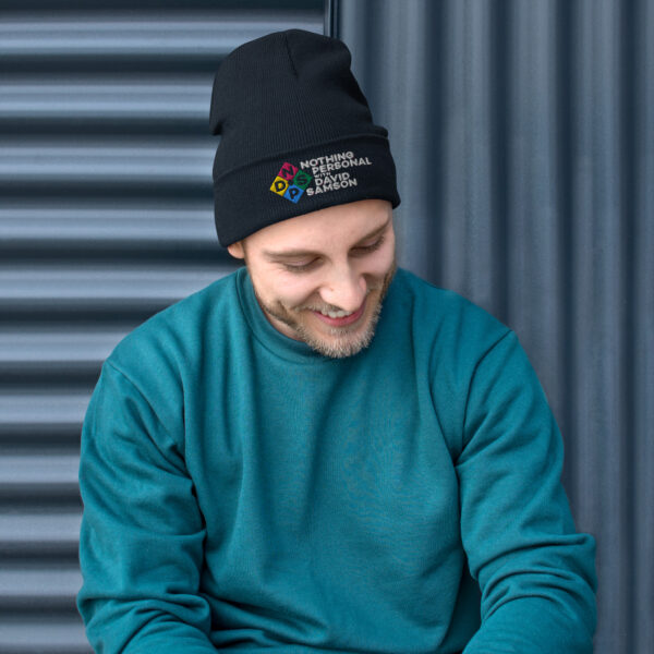 Nothing Personal with David Samson Embroidered Beanie - Image 2