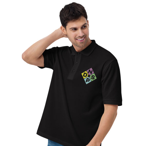 NPDS Diamond Logo Men's Premium Polo - Image 8
