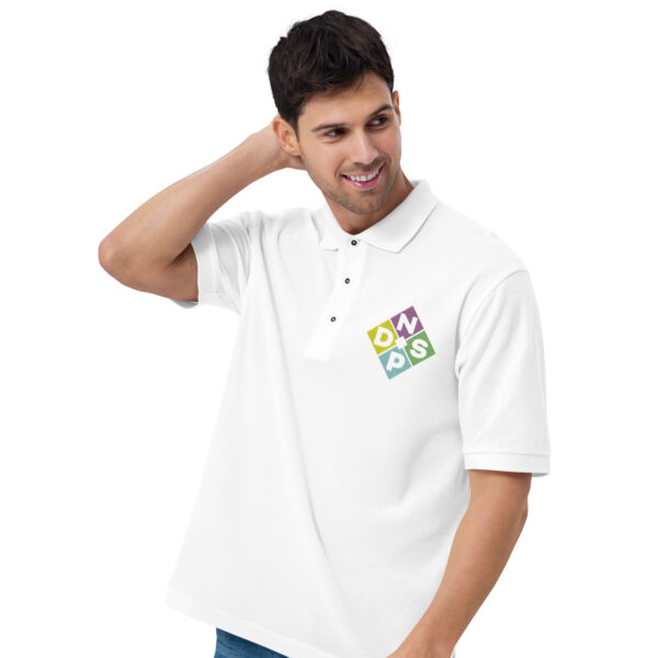 NPDS Diamond Logo Men's Premium Polo - Image 12