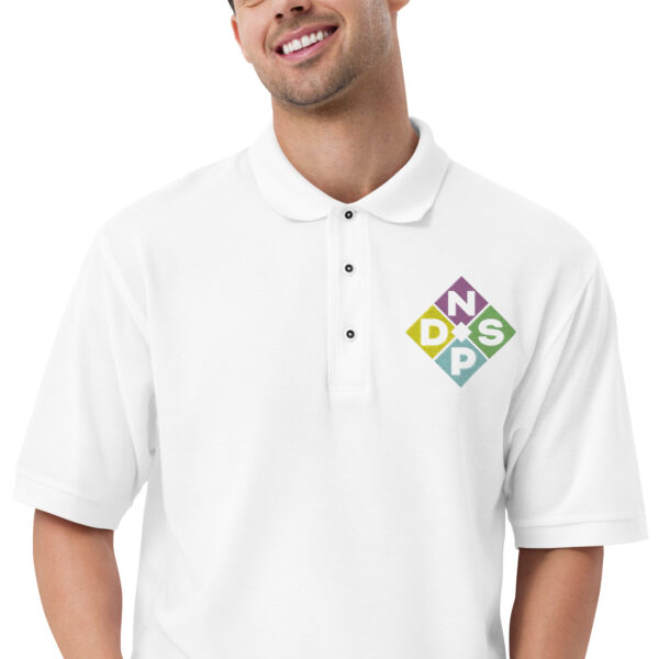 NPDS Diamond Logo Men's Premium Polo - Image 10