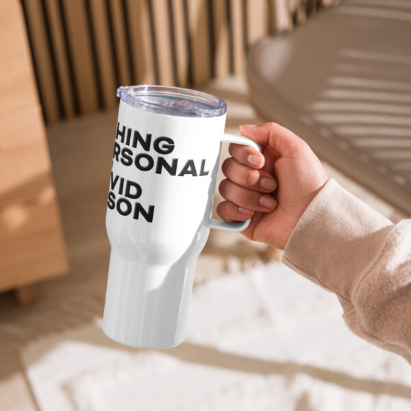 Nothing Personal with David Samson Travel mug with a handle - Image 4