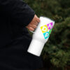NPDS Diamond Logo Travel mug with a handle