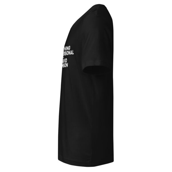 Nothing Personal with David Samson Logo Women's Short Sleeve V-Neck T-Shirt - Image 5