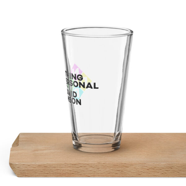 Nothing Personal with David Samson pint glass - Image 3